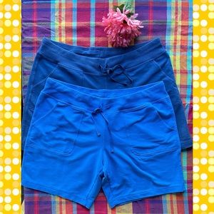 Knit Shorts 2 Pair. Athletic Works. Size XL/16-18